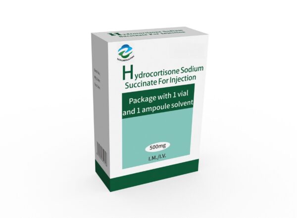 HYDROCORTISONE SODIUM SUCCINATE FOR INJECTION 500MG/10ML+5ML