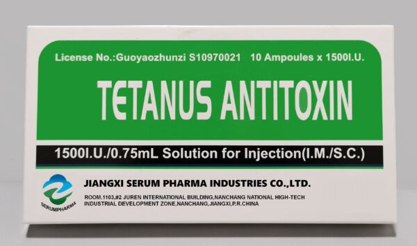 TETANUS ANTITOXIN INJECTION 1500IU/0.75ML